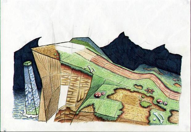 Las 3D estaban tan verdes que los ilustradores dibujaban cómo los artistas tenían que colocar las texturas sobre las mallas poligonales.