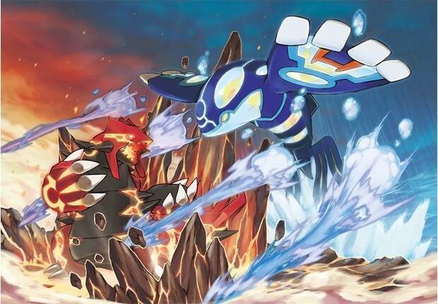 Groudon Primigenio y Kyogre Primigenio.