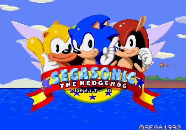El poco conocido SegaSonic The Hedgehog de arcade.