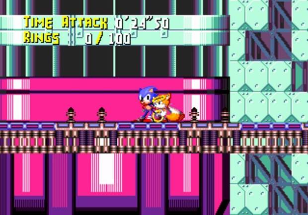 Sonic seguía igual de impaciente en Sonic Crackers.