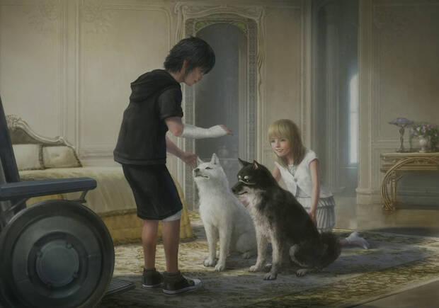 Noctis y Luna son amigos de la infancia.