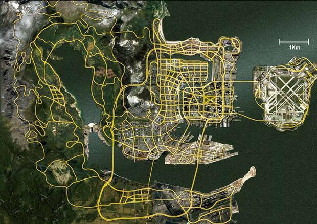 El mapa original del juego era más grande del que jugamos, y varias de las áreas descartadas, imaginamos, habrían acabado como descargables.