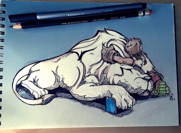 ‘Y así, termina nuestra historia’. Éste fue el mensaje de despedida del estudio, que acompañamos con esta ilustración de uno de sus artistas, Damian Buzugbe.