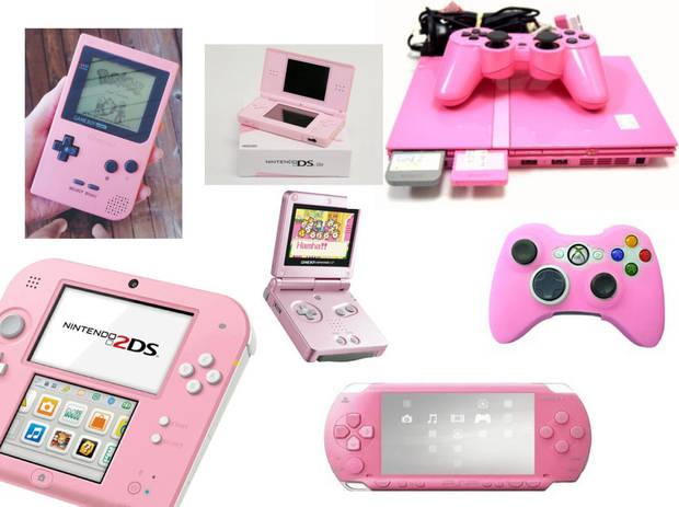 Casi todas las consolas de los últimos 20 años, especialmente las portátiles, han tenido una versión en color rosa chicle.