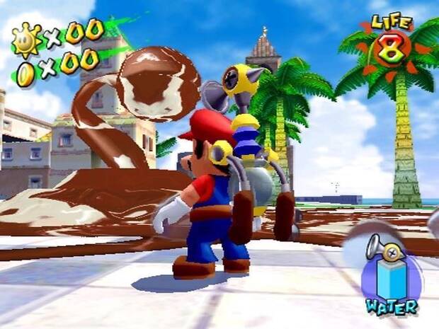 Isla Delfino estaba hecha un asquito.