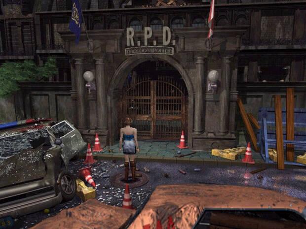 La icónica comisaría de 'Resident Evil 2' era uno de los escenarios que tendríamos que explorar.
