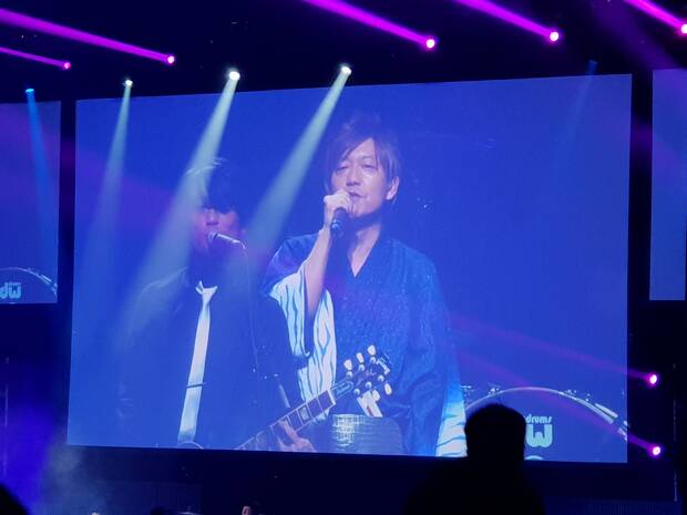El momento estelar de Yoshida en el concierto de clausura.