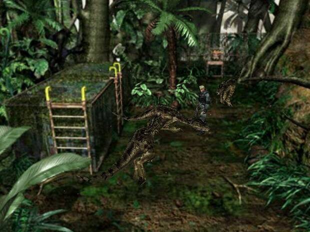 'Dino Crisis 2' utilizaba escenarios prerenderizados como los primeros 'Resident Evil' o los 'Final Fantasy' de la época, a diferencia de la primera entrega que era completamente poligonal.