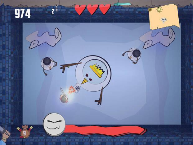 Los jefes son duros, y a veces van acompa�ados de enemigos.