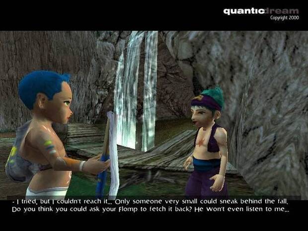 Así lucía 'Quark', un juego cancelado de Quantic Dream para Dreamcast.