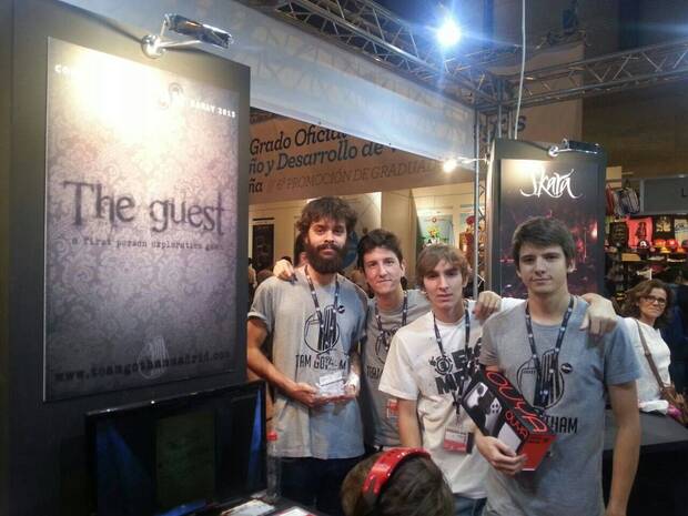 Team Gotham presenta 'The Guest' en Madrid Games Week, el primer evento del estudio, en 2014.