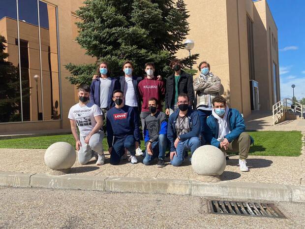 Ishtar Studios' team of programmers studies the m