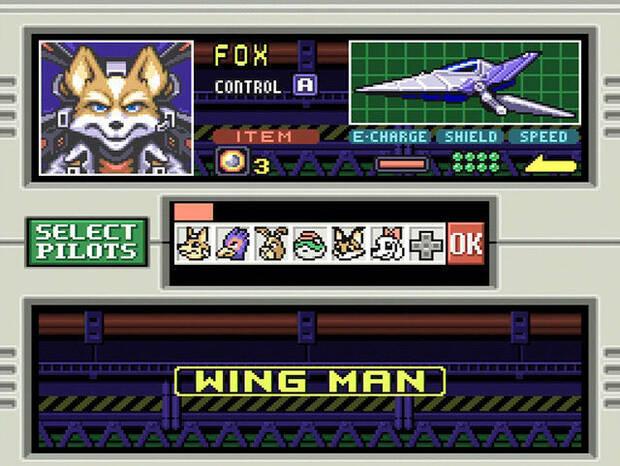 Dependiendo de nuestro personaje, controlaremos uno de los tres tipos de Arwings existentes, cada uno con leves diferencias jugables.