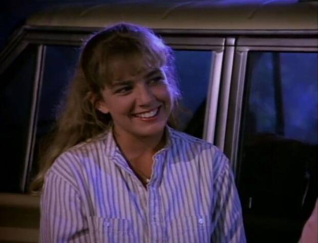 Dana Plato, antigua estrella infantil de TV, era el único rostro conocido del reparto de 'Night Trap'.