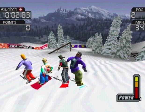 Hubo una época en la que los juegos de ‘snowbarding¡ se vendían como churros. Cool Boarders fue un buen ejemplo de ello.