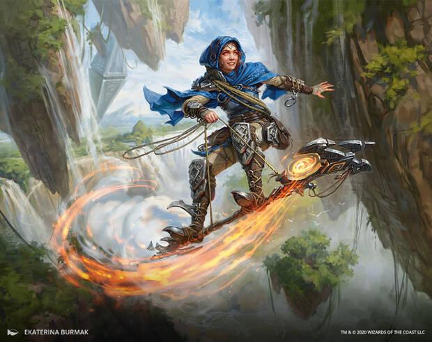 Zendikar es un plano en el que los aventureros exploran terrenos ingrávidos, amplias estepas en constantes temblores o templos abandonados durante milenios.