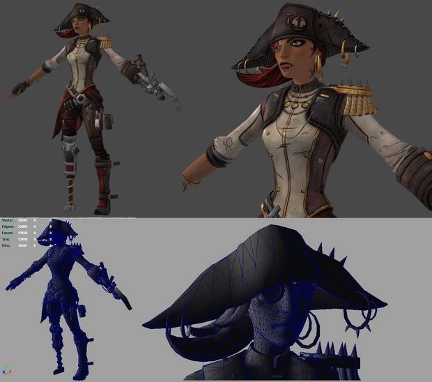 Entre pol�gonos: La evoluci�n de los modelos poligonales 43