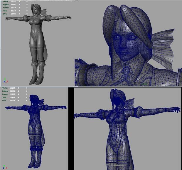 Entre pol�gonos: La evoluci�n de los modelos poligonales 23