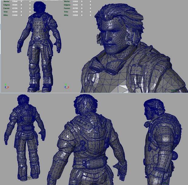 Entre pol�gonos: La evoluci�n de los modelos poligonales 33