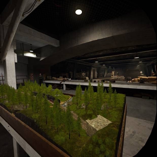 Antes del inicio de cada misión podemos estudiar el escenario en una maqueta, conocer los soldados y los vehículos que nos encontraremos, probar armas en un campo de tiro y trastear con los artilugios que utilizaremos.