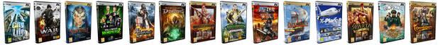 Algunos de los juegos editados por FX Interactive.
