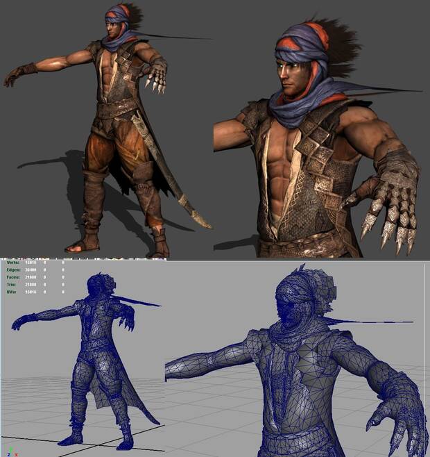 Entre pol�gonos: La evoluci�n de los modelos poligonales 35