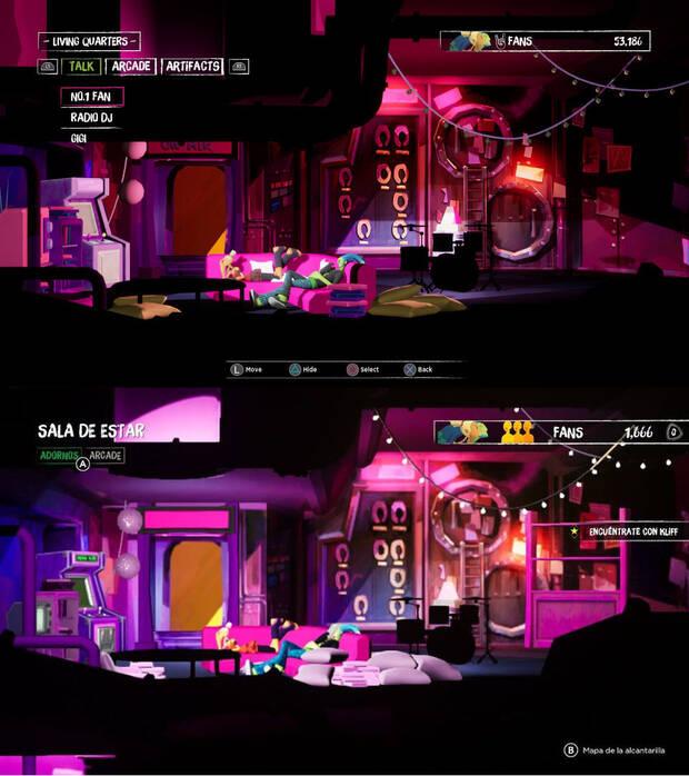 Comparativa gráfica entre la versión de PS4 y la de Nintendo Switch.