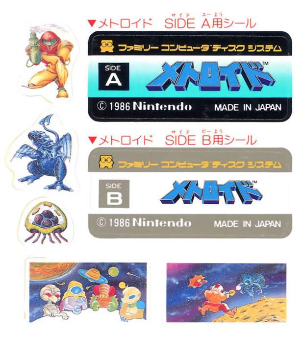 El lanzamiento japonés incluía estas simpáticas pegatinas para decorar el disco…o la carpeta del cole.