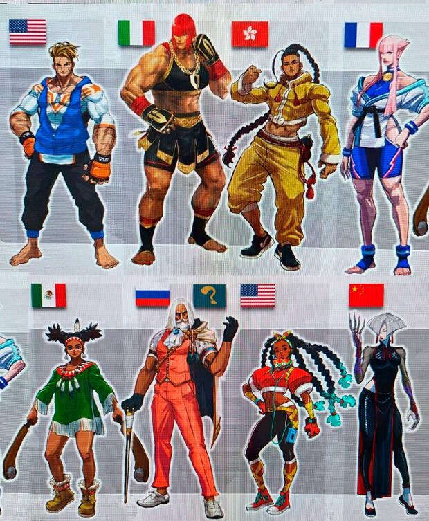 Luke, Marisa, Jamie, Mimi/Manon, Riri/lily, JP, Kimberly, A.K.I.