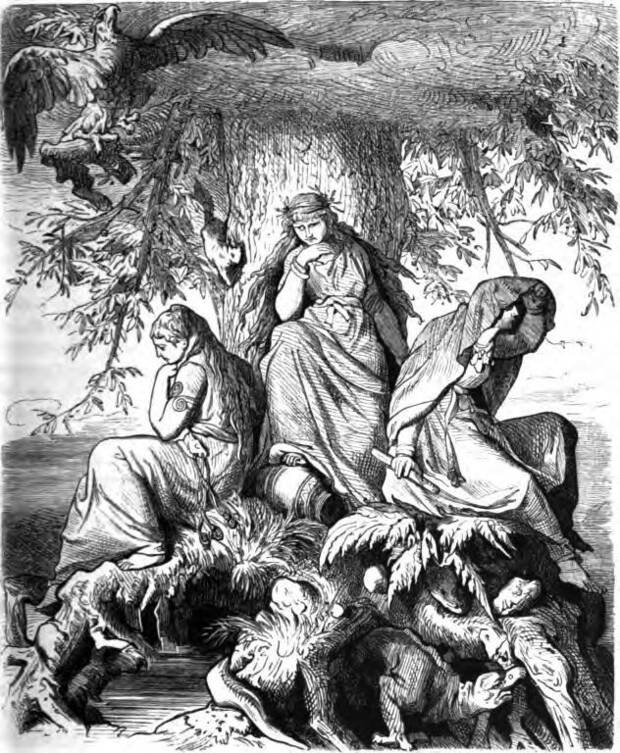 Skuld es una de las tres nornas principales, pero también una valquiria.
