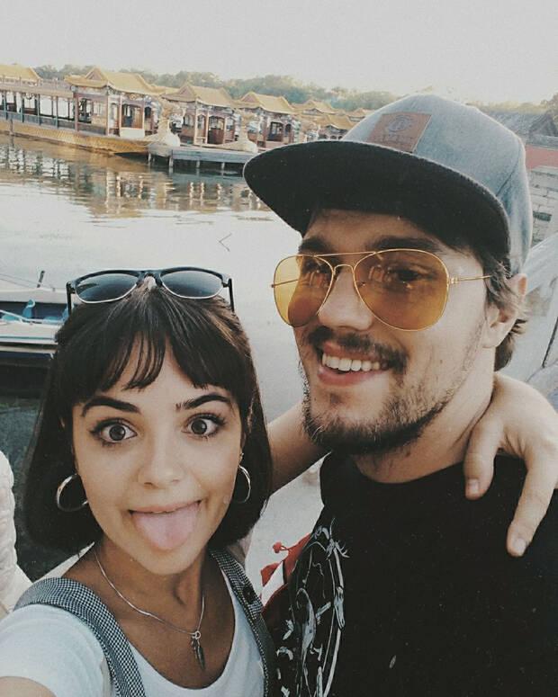 Edu Verz y Beatriz Ruiz en China.