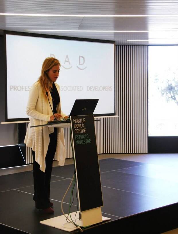 Gaspar durante la presentación de PAD.