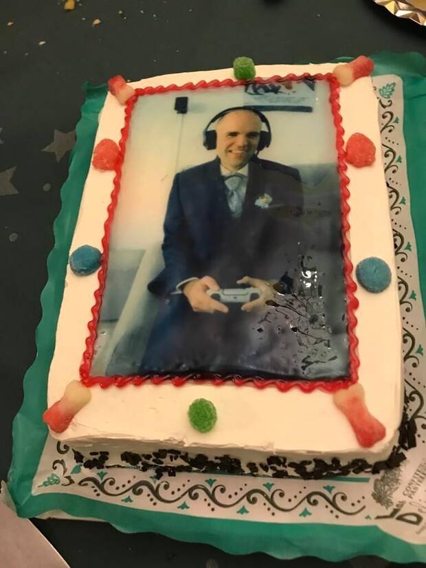 Tarta de celebración del primer