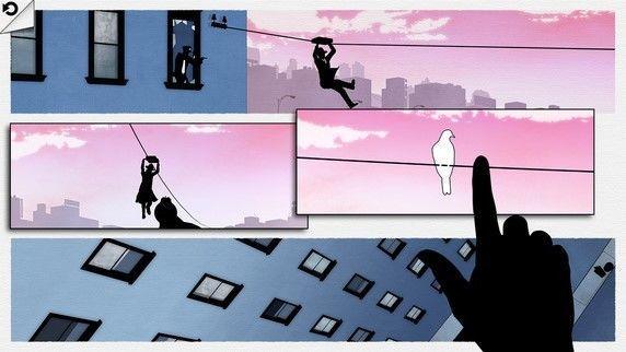 FRAMED es un juego especialmente bonito, que bebe mucho de los cómics de detectives de los años 40 y del cine negro más clásico.