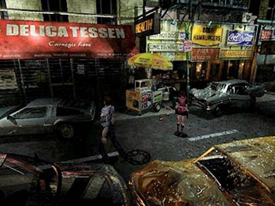 Capcom volvió a recrear los escenarios con fondos prerenderizados, como ya hicieron con el primer 'Resident Evil'.