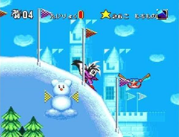 Imagen de la jugabilidad de la versión de Super Nintendo.