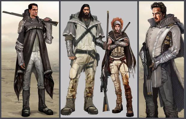 Algunos de los personajes principales de ‘Darkside’, juego cancelado de Sony Santa Monica.