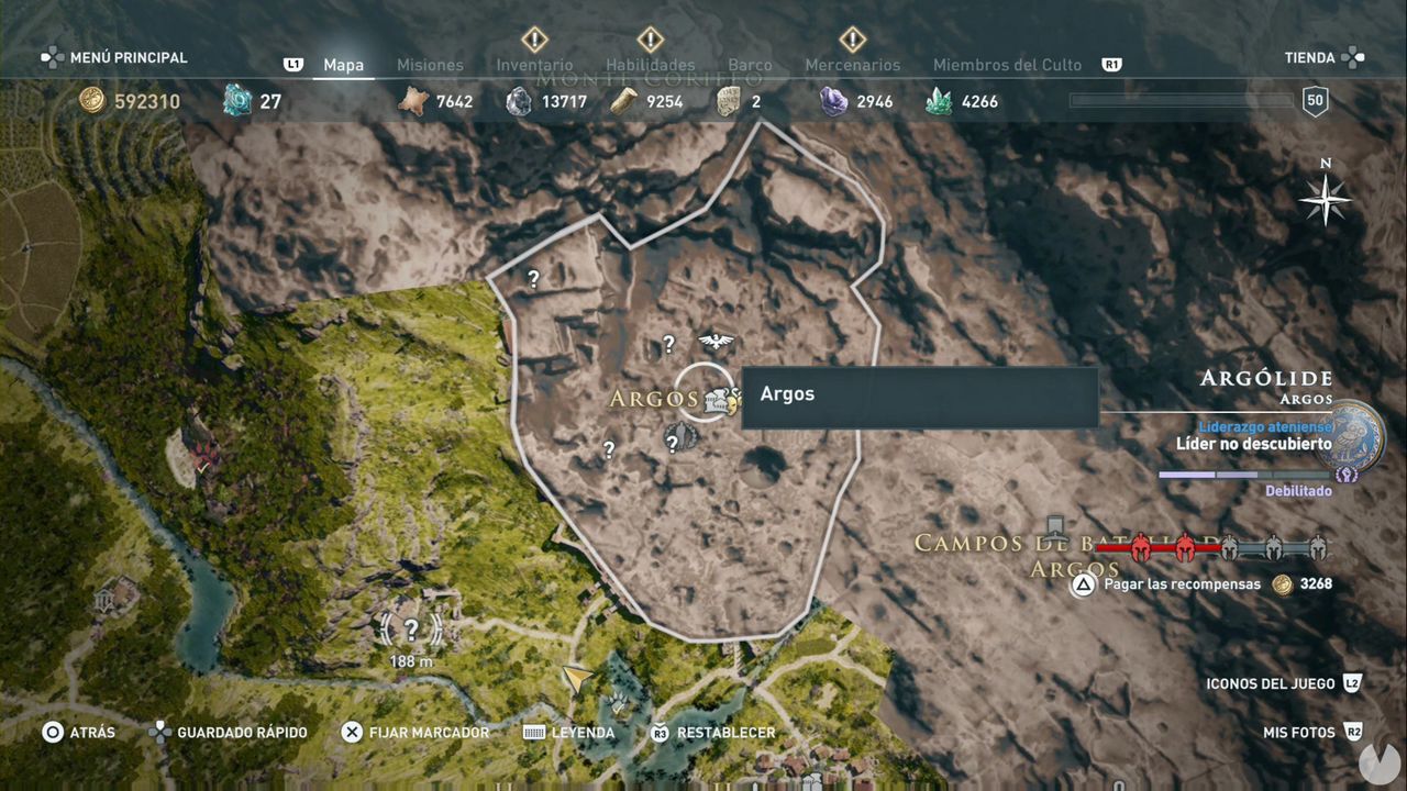 Argólide en Assasin's Creed Odyssey TODAS las ubicaciones