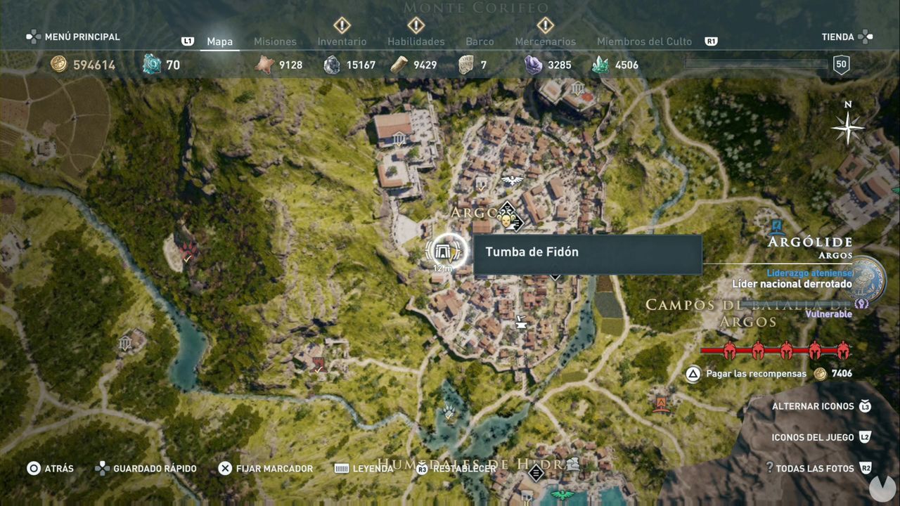 TODAS las Tumbas en Assasin's Creed Odyssey LOCALIZACIÓN