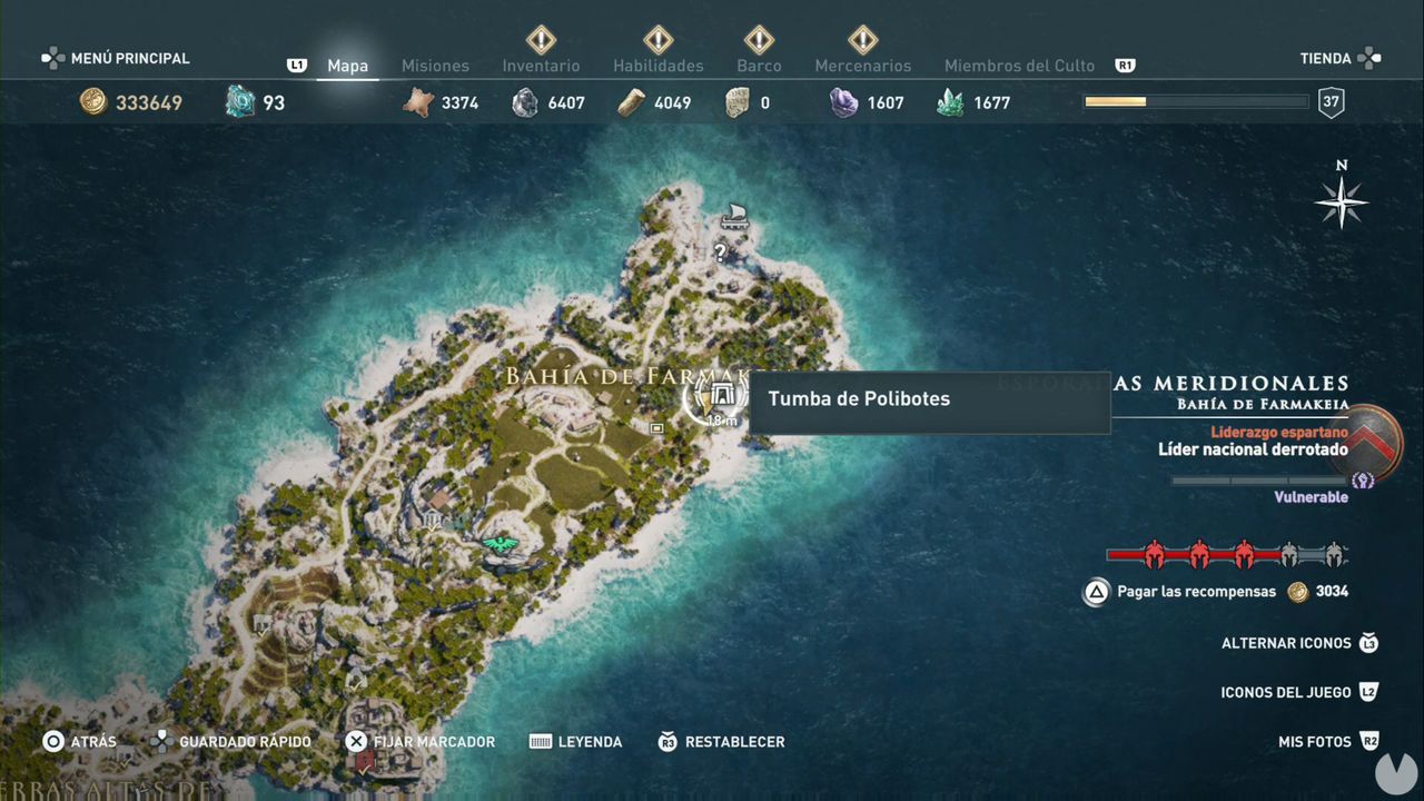 TODAS las Tumbas en Assasin's Creed Odyssey LOCALIZACIÓN