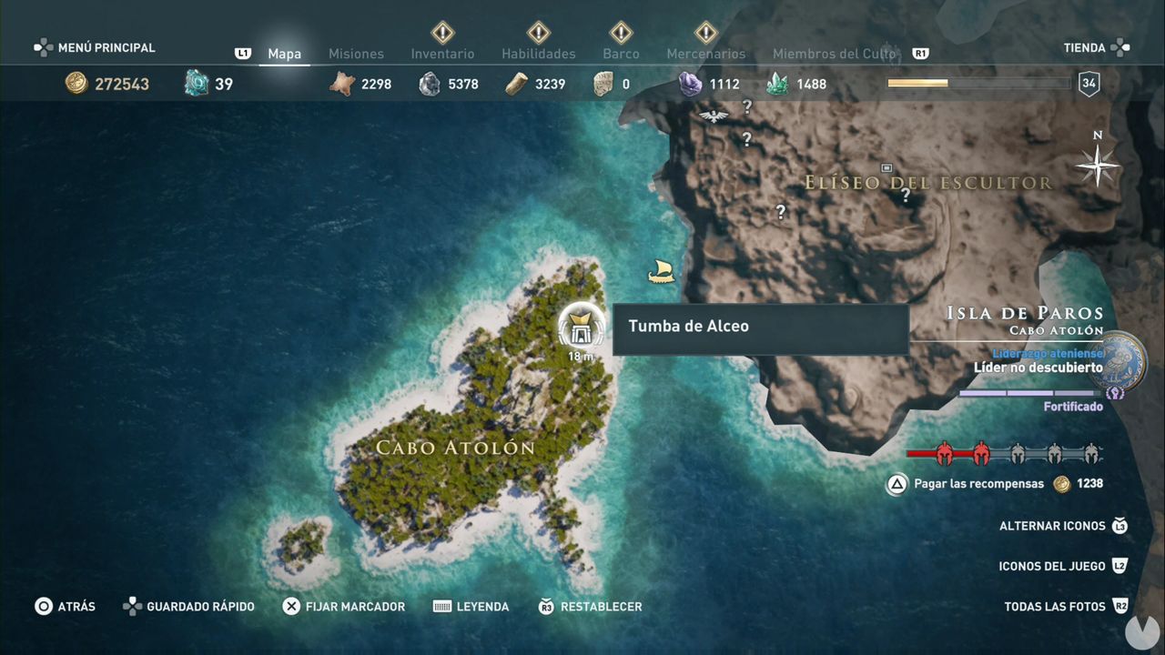 TODAS las Tumbas en Assasin's Creed Odyssey LOCALIZACIÓN