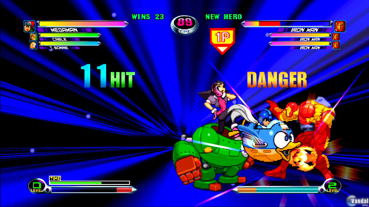 Marvel vs 2 Videojuego (PS2, Dreamcast, PS3, Xbox