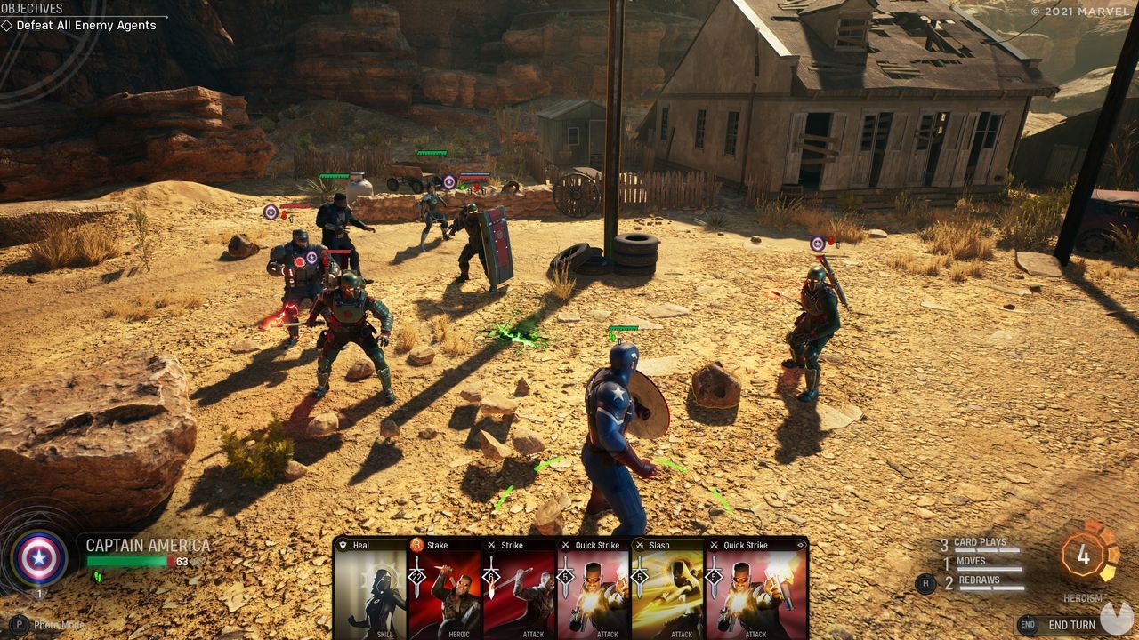 Gameplay combates de Marvel's Midnight Suns en vídeo