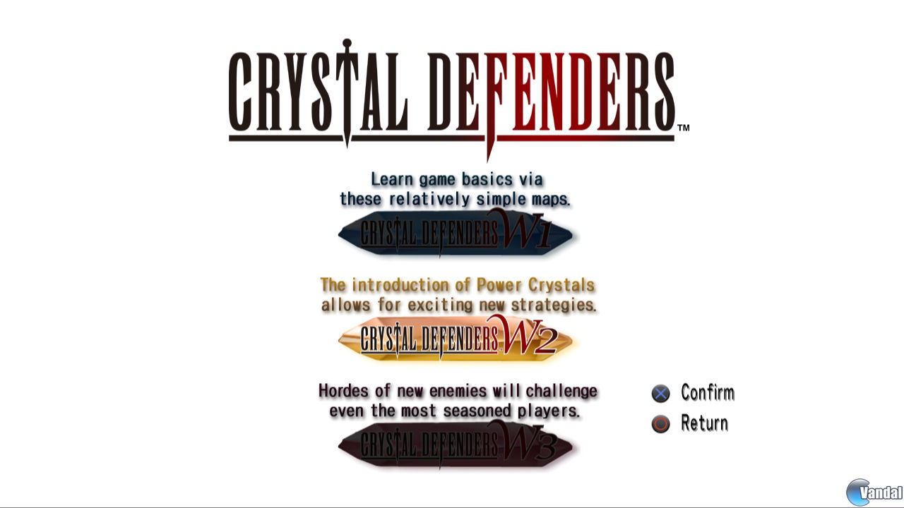 Crystal Defenders Videojuego (PSP) Vandal