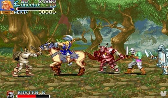 En algunos niveles podíamos descabalgar a los enemigos para robarles la montura, a lo 'Golden Axe'.