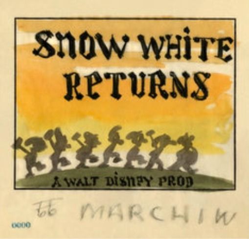 Walt Disney siempre se mostró reacio a hacer una secuela de ‘Blancanieves y los siete enanitos’, pero sí que consideró este ‘Snow White Returns’, que, se sospecha, era un corto con escenas descartadas de la cinta principal.