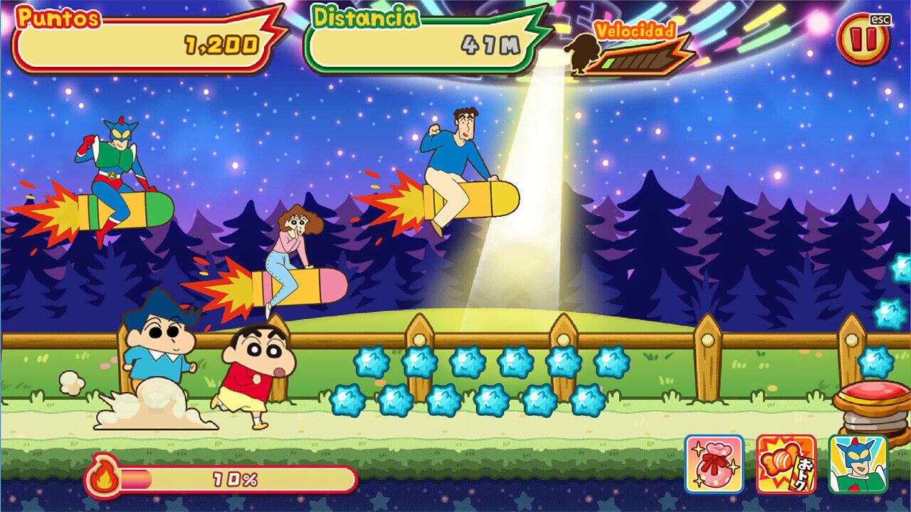 Crayon ShinChan The Storm Called Flaming Kasukabe Runner!! - Videojuego