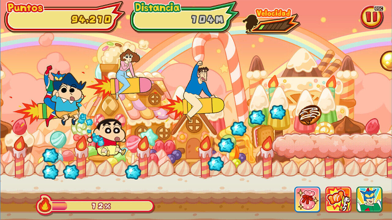 Crayon ShinChan The Storm Called Flaming Kasukabe Runner!! - Videojuego