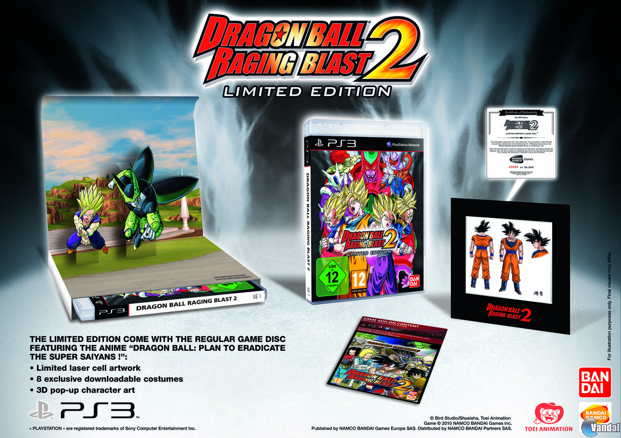 Dragon Ball Raging Blast 2 - Version Promo PS3, En Très Bon état, Boîte Et Notice Incluses