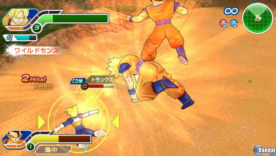 Dragon Ball Tenkaichi Tag Team Videojuego (PSP) Vandal